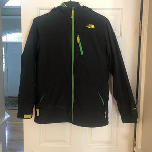 North face 2 piece boys winter coat